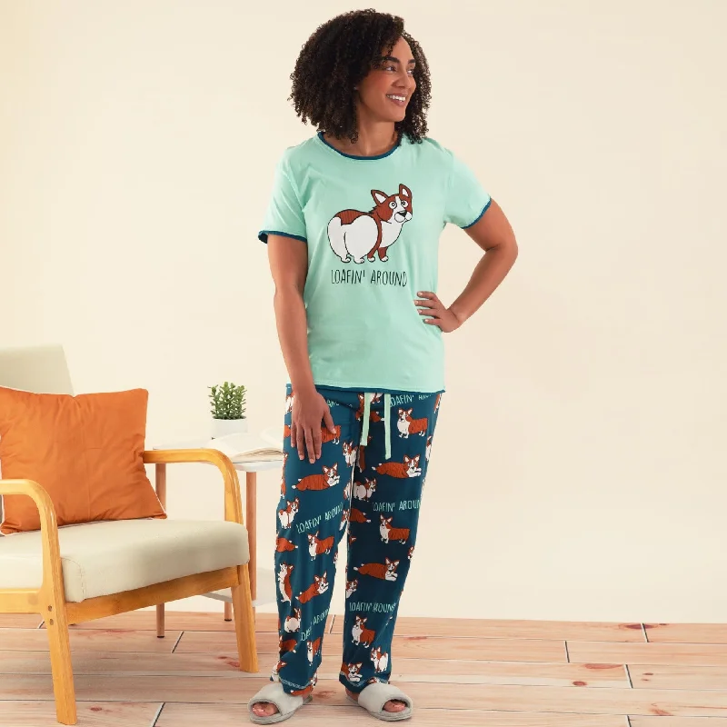 97168-loafin-around-womens-regular-fit-corgi-pj-separates