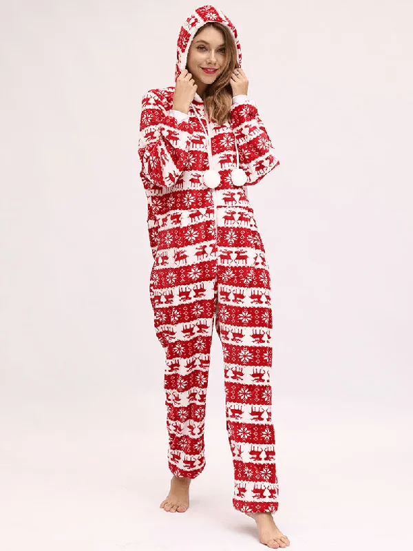 christmas-costume-flannel-loungewear-sleepwear-with-hood-jumpsuits