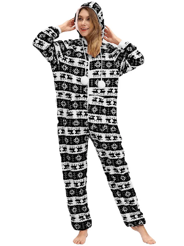 christmas-costume-flannel-loungewear-sleepwear-with-hood-jumpsuits