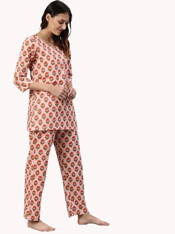 divena-pink-cotton-loungewear-nightwear-set