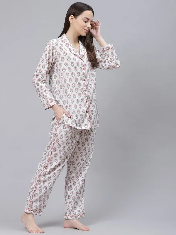 divena-white-printed-cotton-night-suit