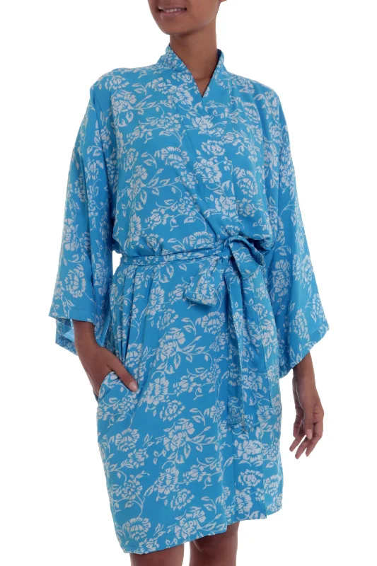 gorgeous-in-cerulean-balinese-rayon-short-cross-over-robe-blue-batik-flowers