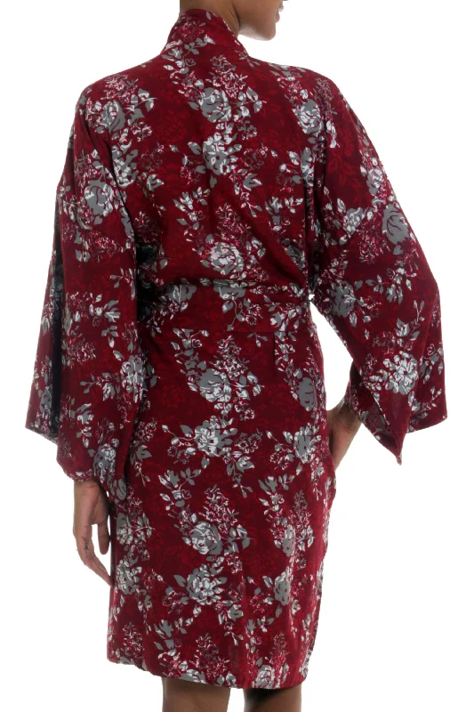 gorgeous-in-claret-grey-batik-bali-flowers-on-claret-color-rayon-short-robe