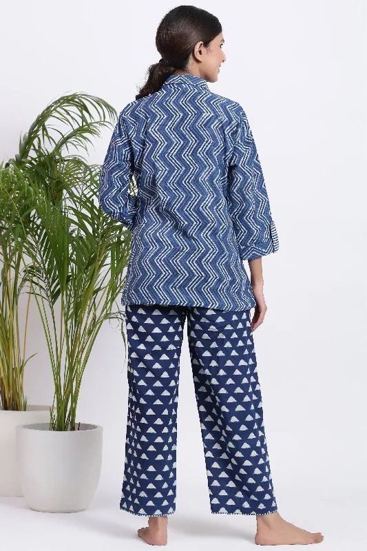 indigo-handblock-cotton-set