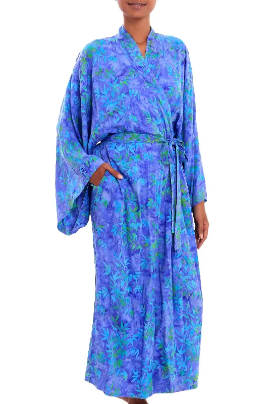 mystery-grove-blue-and-green-batik-leaf-long-sleeved-rayon-robe-with-belt