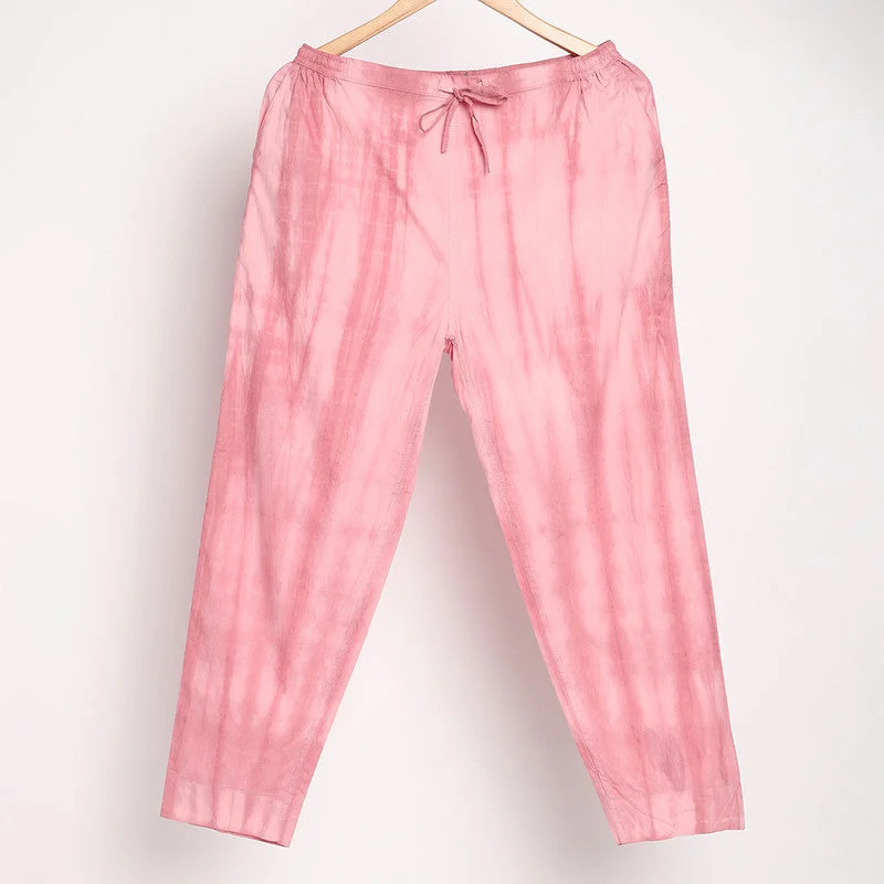 organic-cotton-pink-pants-for-women-slim-fit-tie-dye