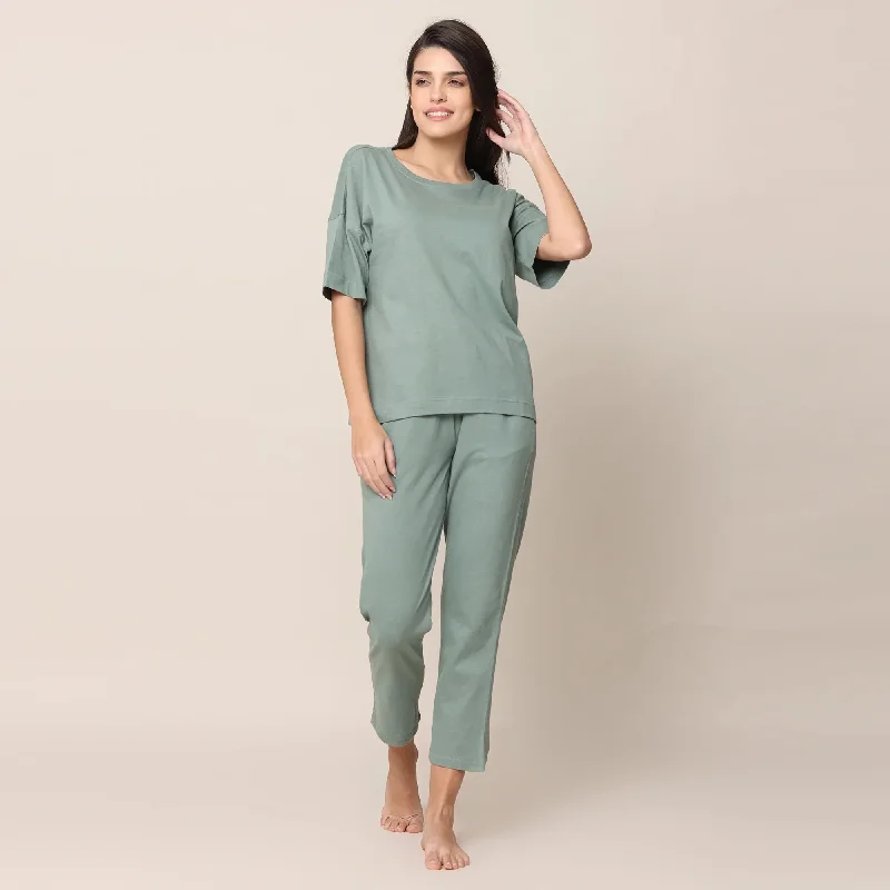 Organic Cotton Pajama Pants | Sage