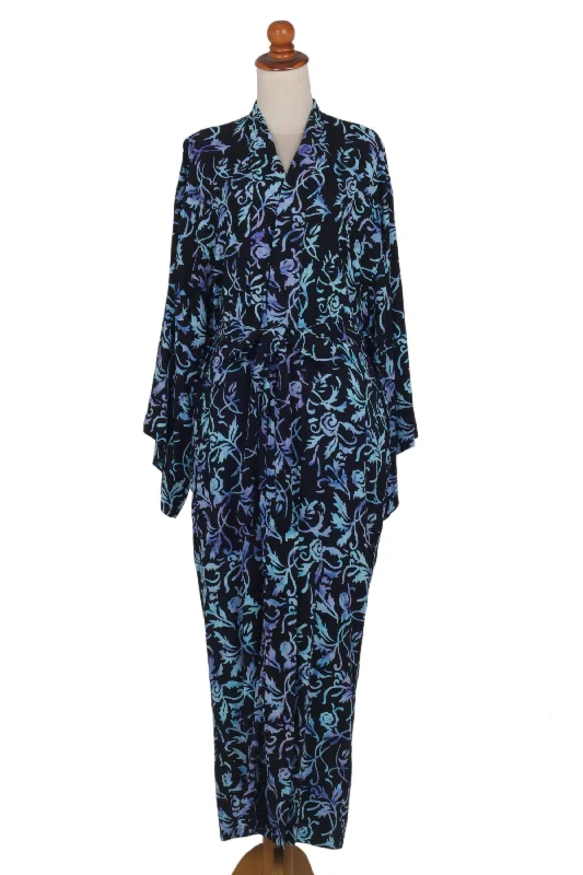 twilight-roses-rayon-black-long-robe-with-blue-purple-batik-floral-print