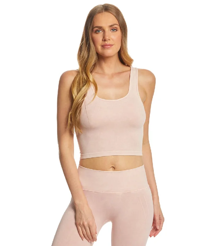 NUX Be Free Mineral Wash Seamless Yoga Crop Top