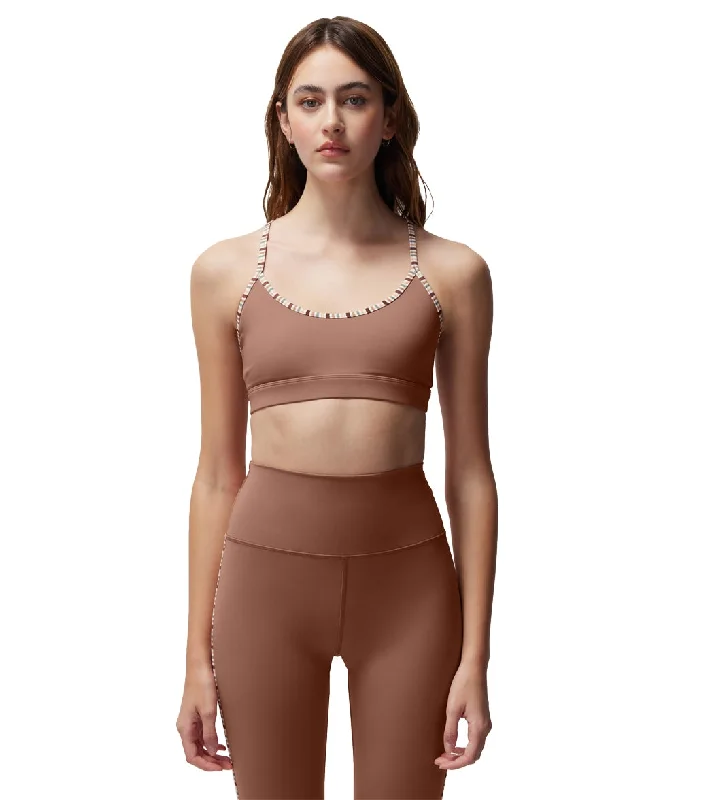 Spiritual Gangster Hailey Dream Tech Eco Jersey Bra Deep Rust