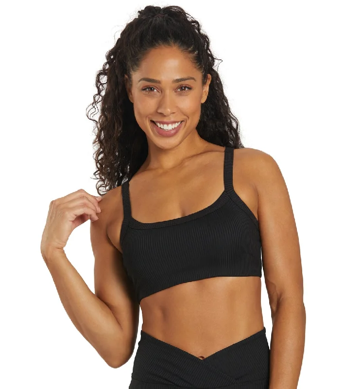 Year of Ours Ribbed Bralette 2.0 Black