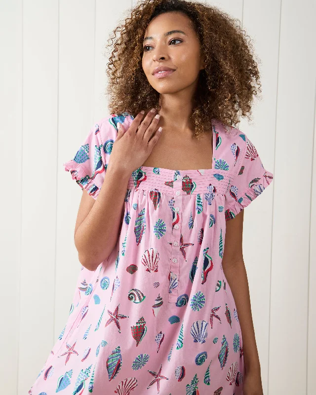 Beachcomber - Pintuck Nightgown - Pink Sand