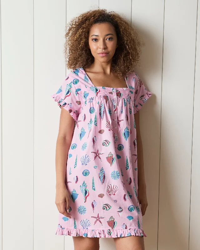 Beachcomber - Pintuck Nightgown - Pink Sand