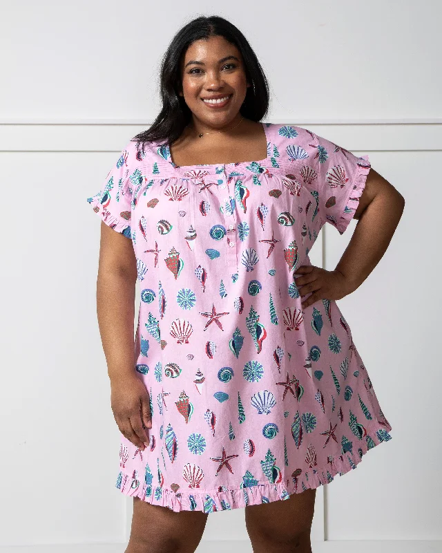 Beachcomber - Pintuck Nightgown - Pink Sand