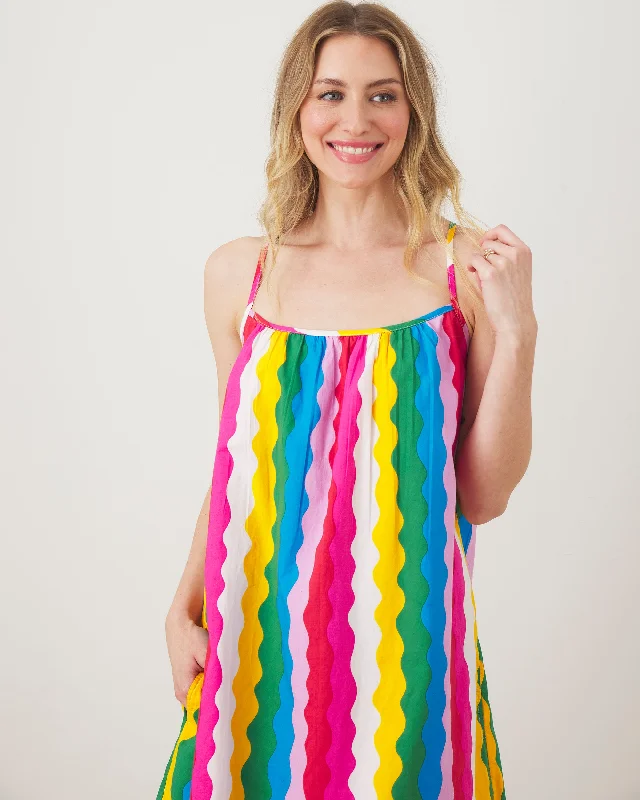 Daily Disco - Cami Nightgown - Rainbow