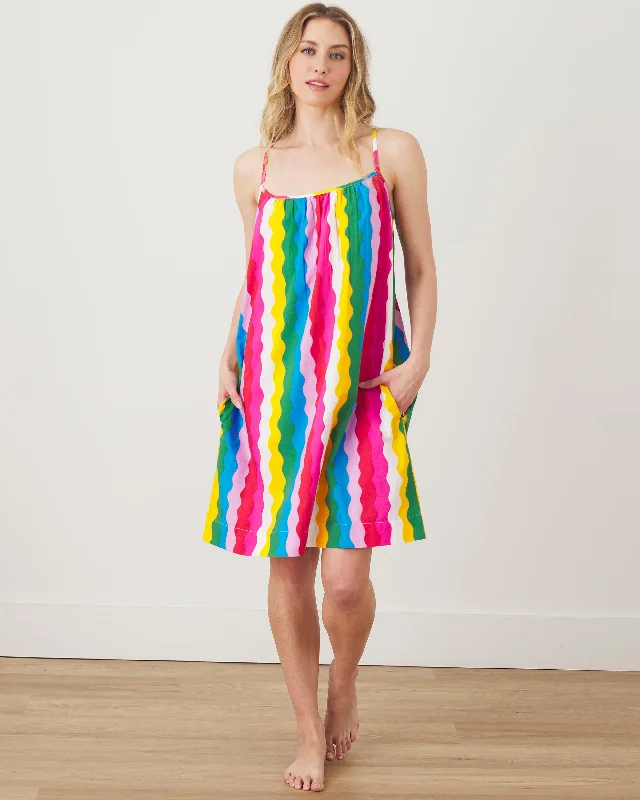 Daily Disco - Cami Nightgown - Rainbow