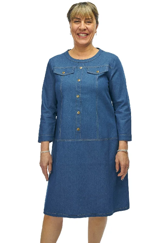 Adaptive Dress - Demi | Denim