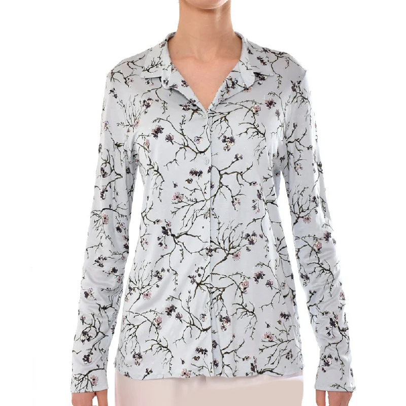 Hanro Elin Long Sleeves Shirt Printed