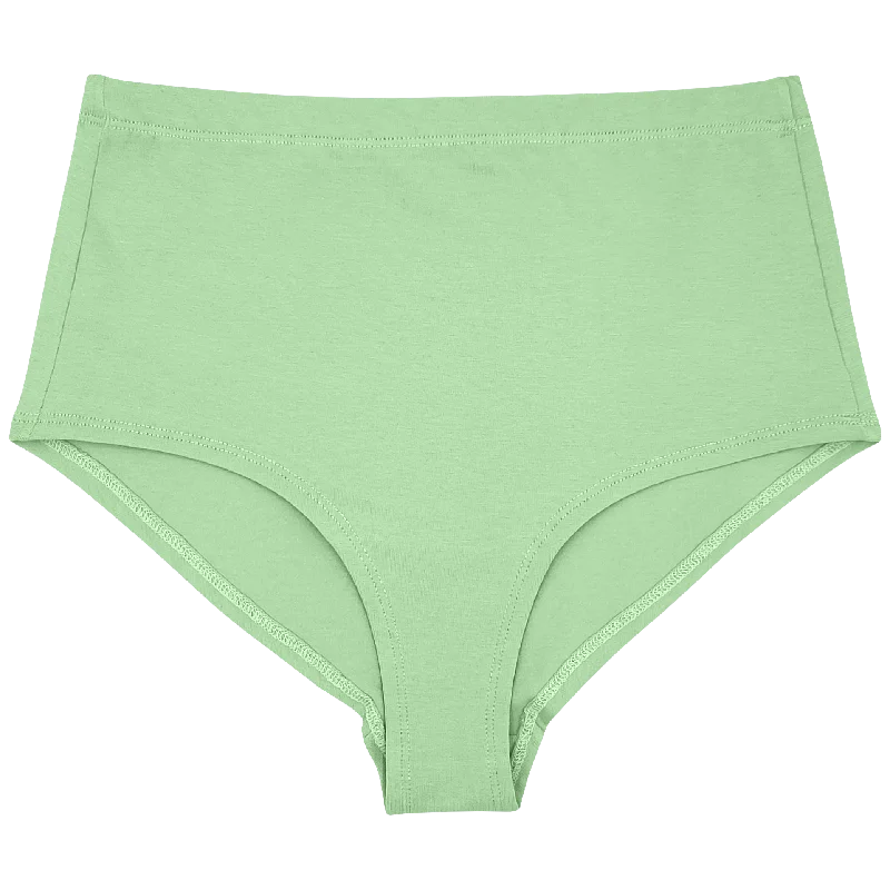 Honeydew Melon Cotton Hi-Waist Panty