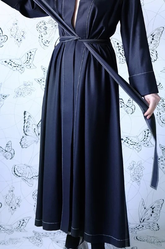 JADE SIGNATURE WOOL ROBE