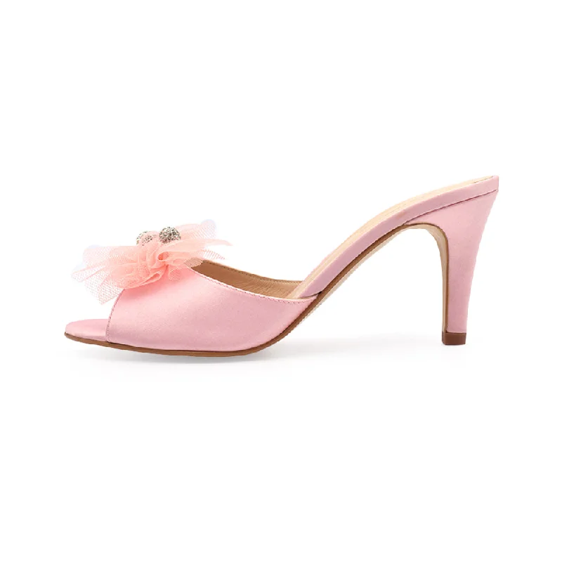 Jaimies Glamour Duo Crystal Shoes/Sllippers Pink