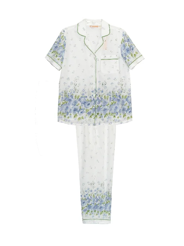 La Cera Forget Me Not Print PJ