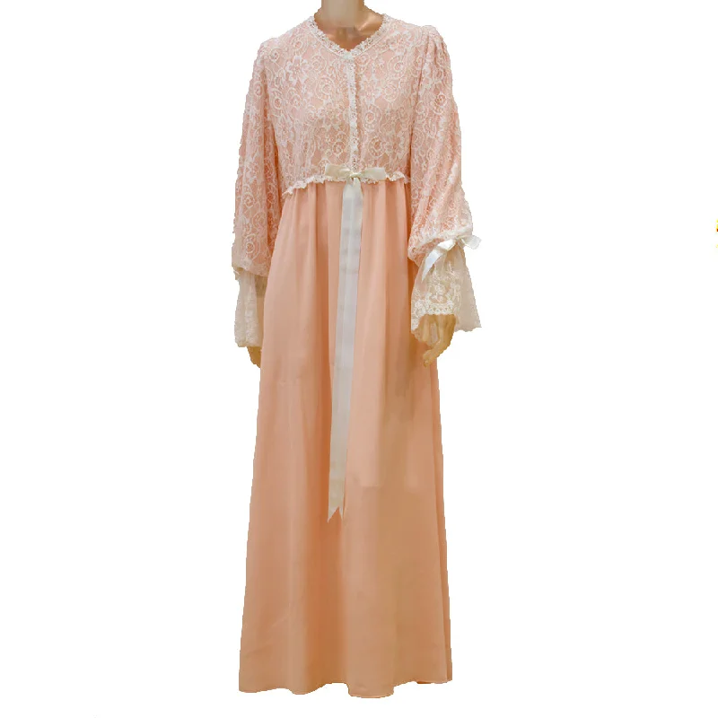 Sally Poppy Nightdress Crepe Pink