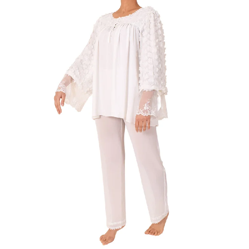 Sally Poppy Pajama Ivory Size Medium Ivory