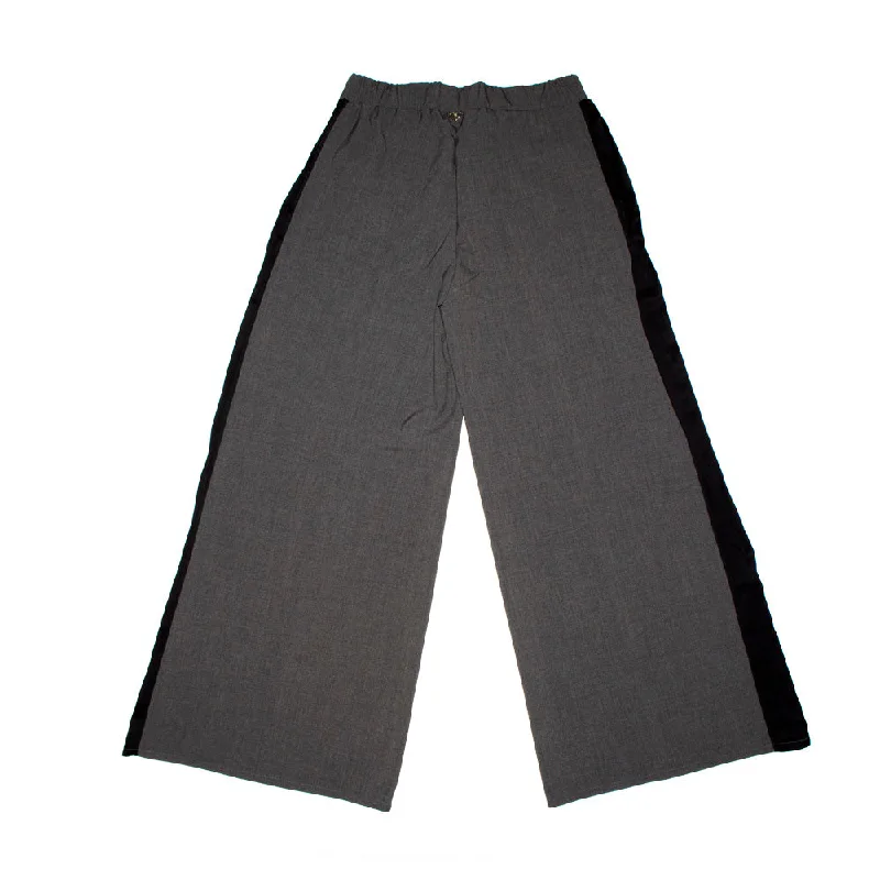 Twin Set Pants Dark Melange Grey