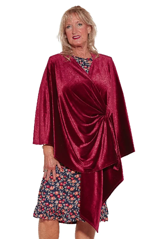 Shawl - Fuchsia | Velvety | Adaptive Clothing by Ovidis