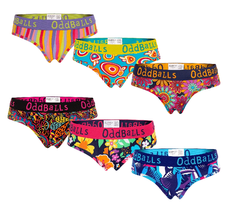 Floral Bundle - Ladies Briefs 6 Pack Bundle