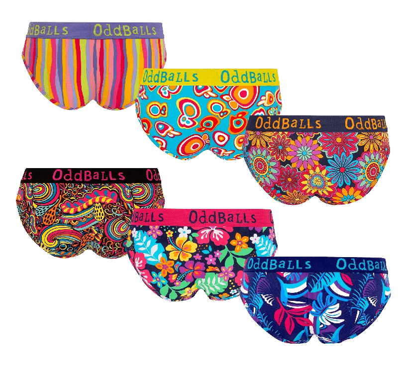 Floral Bundle - Ladies Briefs 6 Pack Bundle