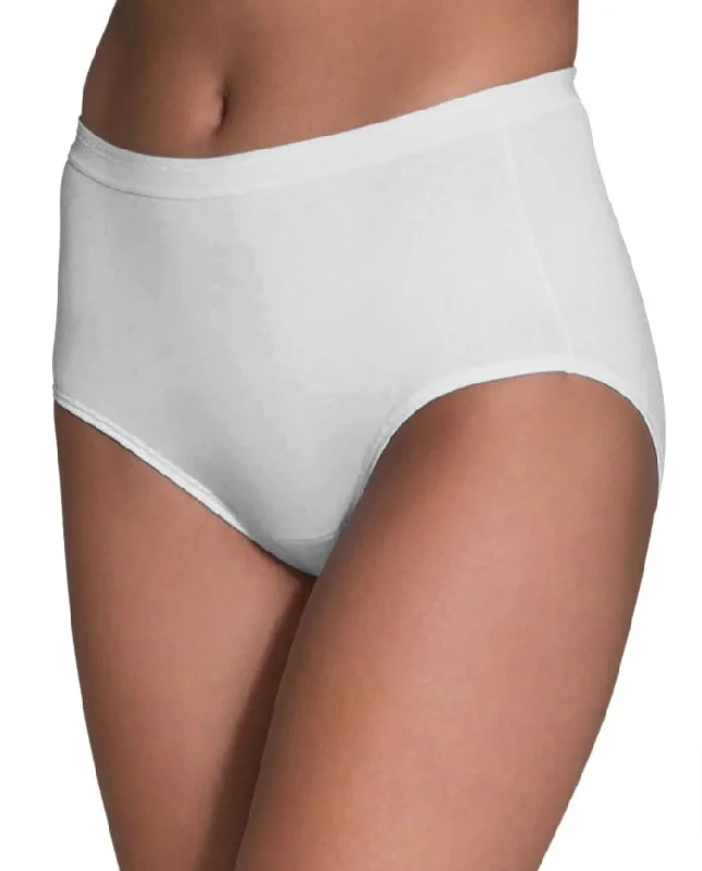 Fruit of the Loom Womens White Brief Underwear