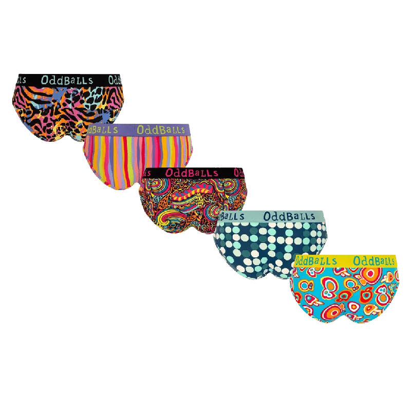 Sunset Bundle - Ladies Briefs 5 Pack Bundle