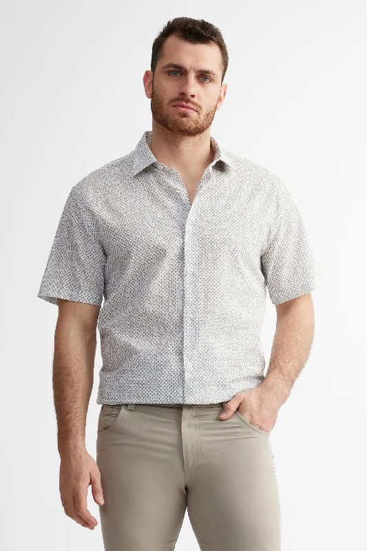 Chemise manches courtes lin habillé - Homme