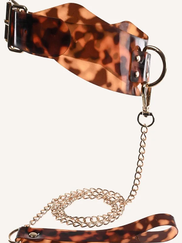 Amber Collar and Leash