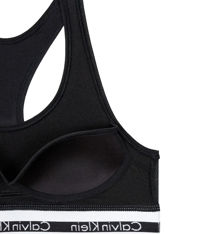 Underwear Light Lined Bralette Black