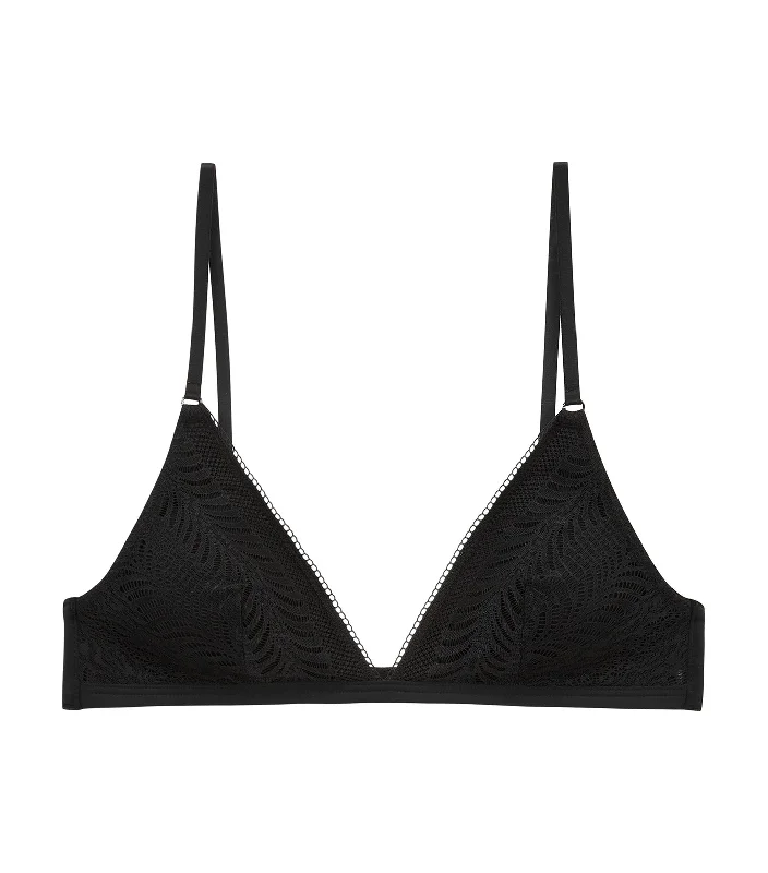 Underwear Light Lined Triangle Black