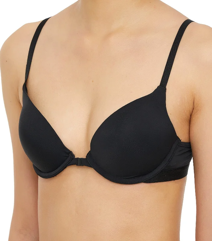 Underwear Push Up Plunge Black