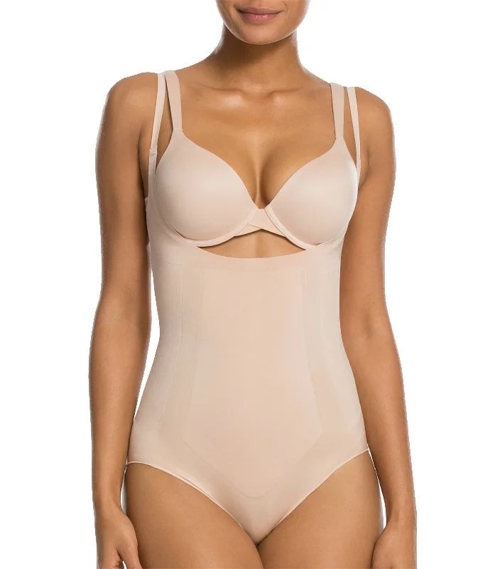 OnCore Open-Bust Panty Bodysuit Soft Nude