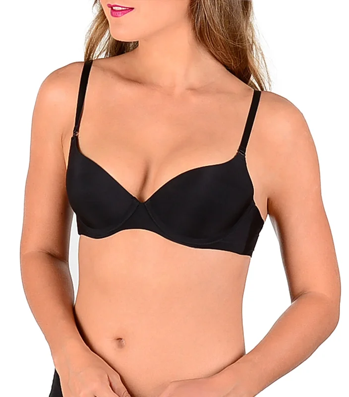 Maximizer 736 Wired Push Up Bra Black