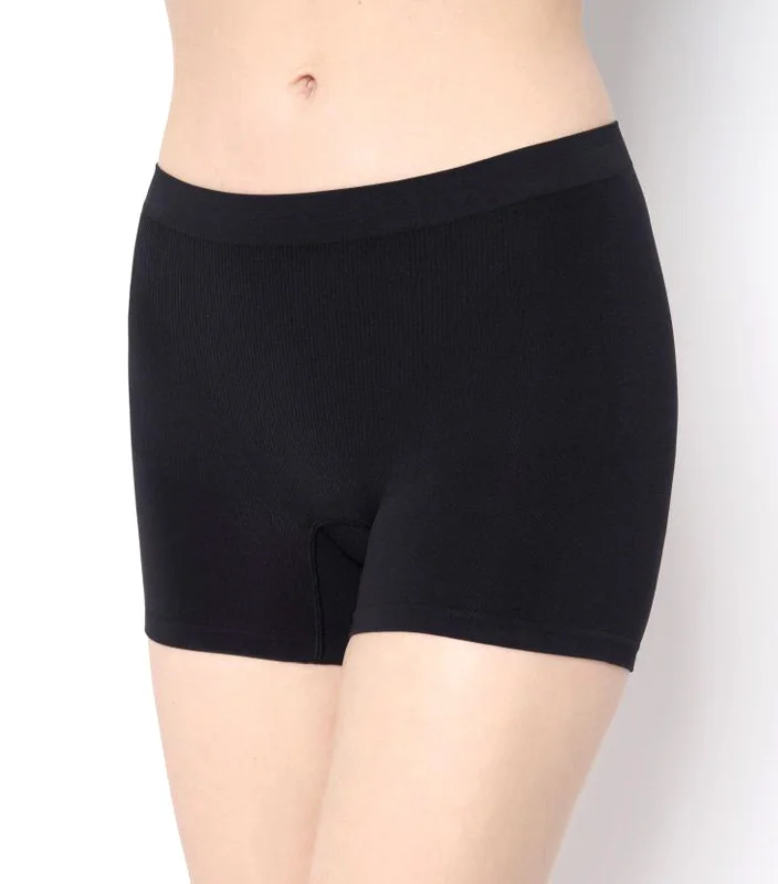 Safety Pants Seamless Shorts Black