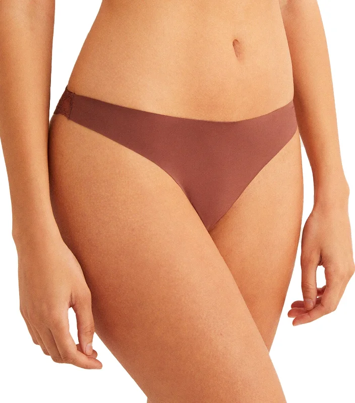 Comfort Revolution Seamless Supersoft Thong Tan