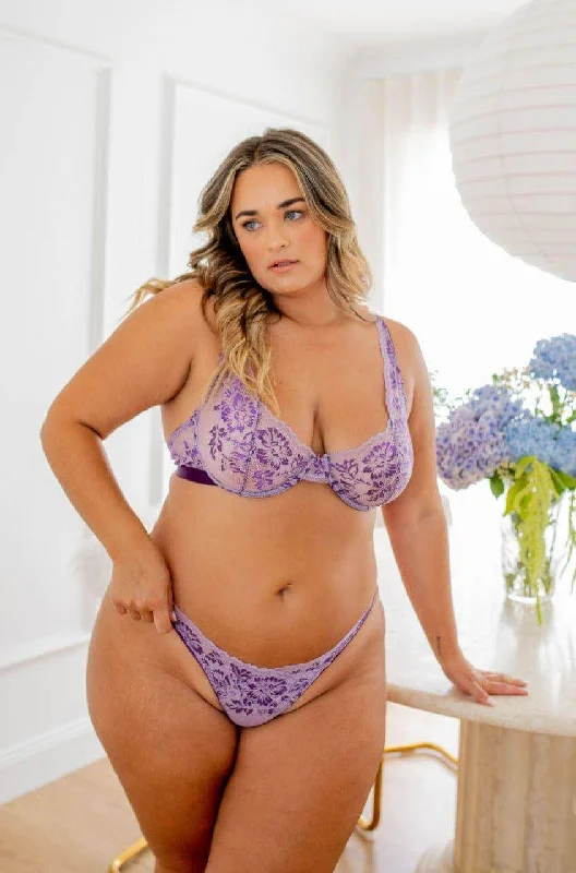 Billie Lilac Lingerie Set