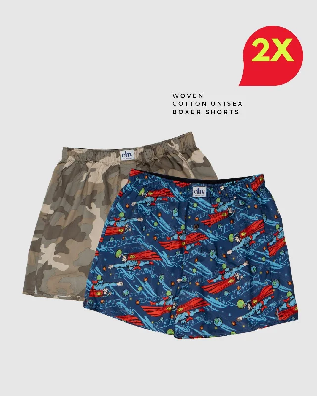 2X Woven Boxer Short -Bundle 01