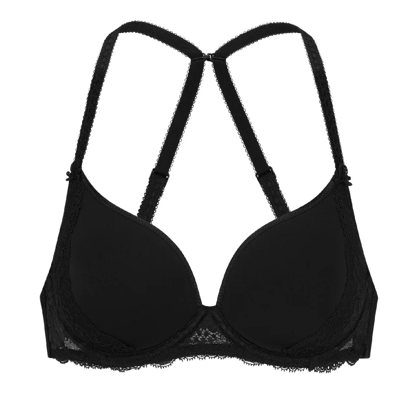 Simone Perele Promesse Spacer Plunge Bra | BLACK