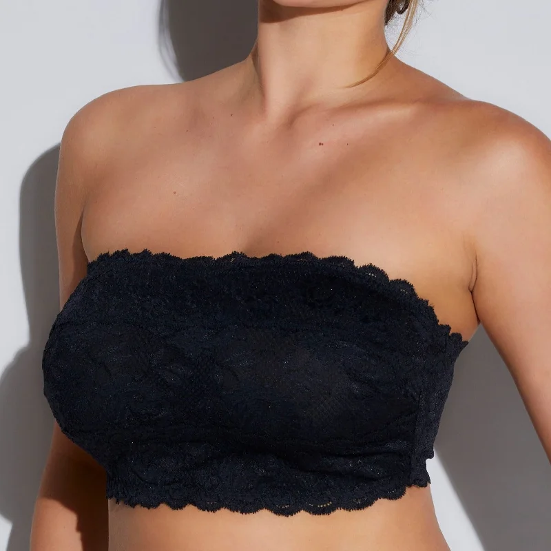 Cosabella Curvy Flirtie Bandeau Bra | BLACK | MANDORLA