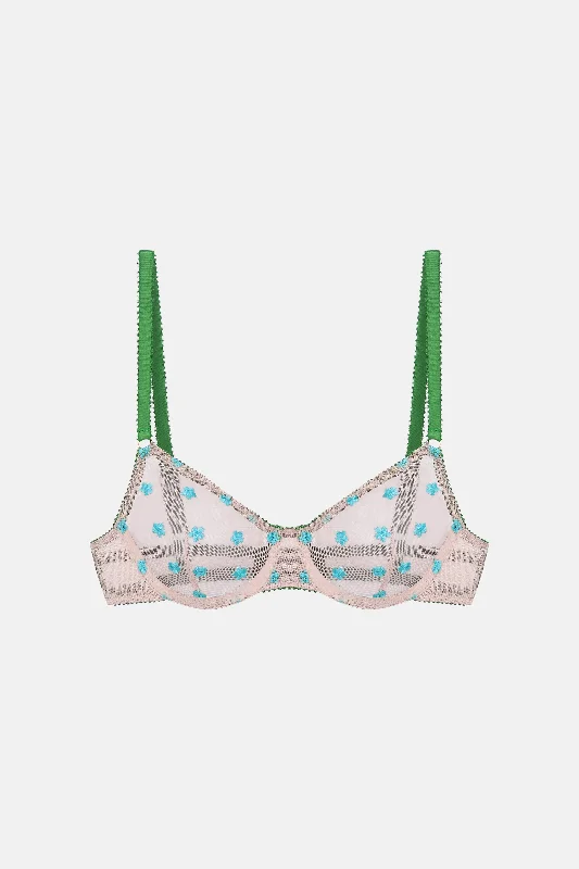 Dora Larsen Lumi Embroidered Underwire Bra