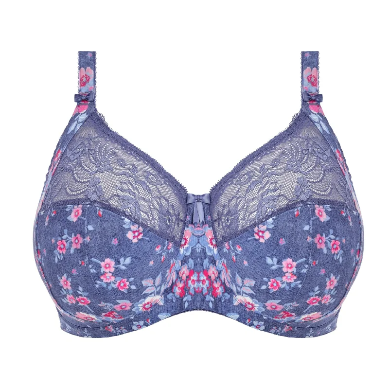 Elomi Morgan Stretch Banded Bra | DENIM FLORAL