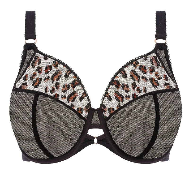 Elomi Namrah Plunge Bra | BLACK